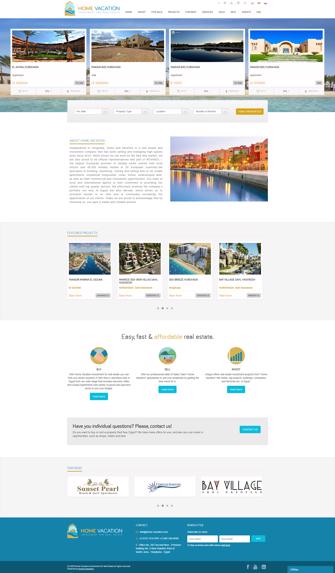 Home Vacation Website 